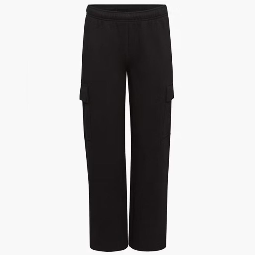 Aritzia TNA Cozy Fleece Mega Cargo Sweatpants Black XS Short